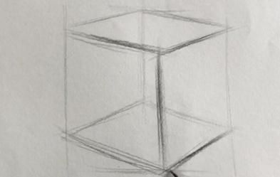 如何手绘立体正方形，如何画立体正方形？图1